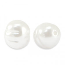 Imitationsperle 13x15mm White